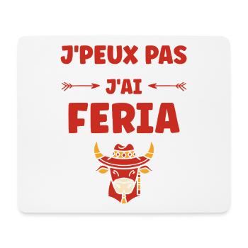Cow in Colorful Mexican Festive Feria - Mouse Pad (horizontal) - white - Front