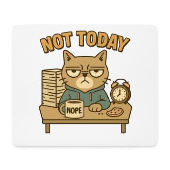 Stubborn cat - Mouse Pad (horizontal) - white - Front