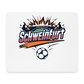Schweinfurt Football Fan Design - Mouse Pad (horizontal) - white - Front