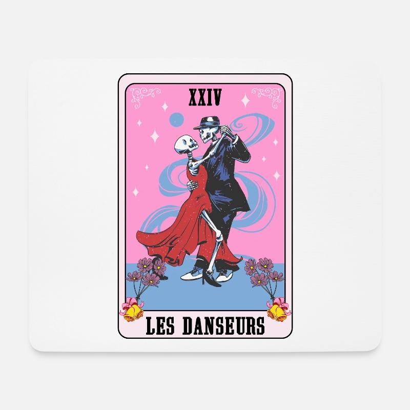 Dancers Passion Dance und Tarot Geschenkidee - Mousepad (Querformat) - Weiß