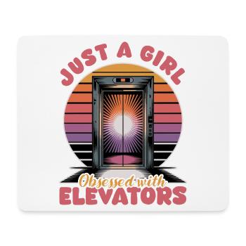 Elevator toddler & kids - Mouse Pad (horizontal) - white - Front