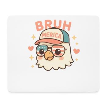 Bruh 4. Juli Adler Kinder Teen 4. Juli Bruh - Mousepad (Querformat) - Weiß - Vorne