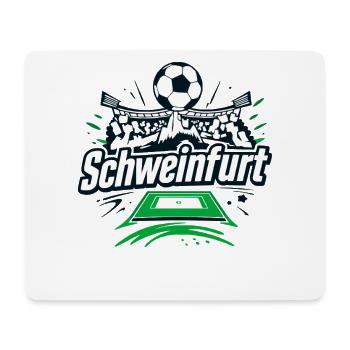 Schweinfurt Fußball Stadion Fussball Fan - Mousepad (Querformat) - Weiß - Vorne