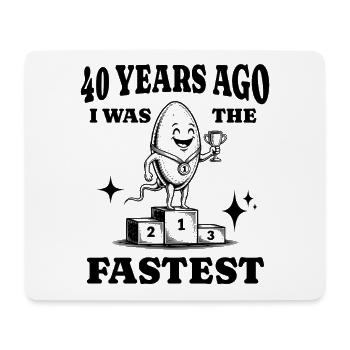 40e anniversaire Gag Avoir 40 ans Bday Party - Tapis de souris (format paysage) - blanc - Devant