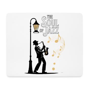 Soul of Jazz Street Art Design - Mousepad (Querformat) - Weiß - Vorne