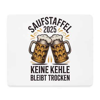 Drinking inciting 2025 No throat stays dry - Mouse Pad (horizontal) - white - Front