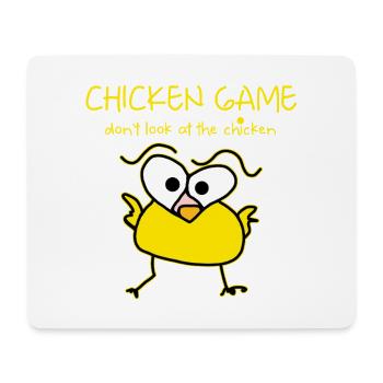 chicken game fun  - Mousepad (Querformat) - Weiß - Vorne