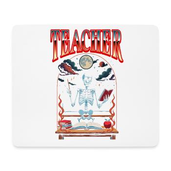 teacher Halloween teacher educator - Mouse Pad (horizontal) - white - Front