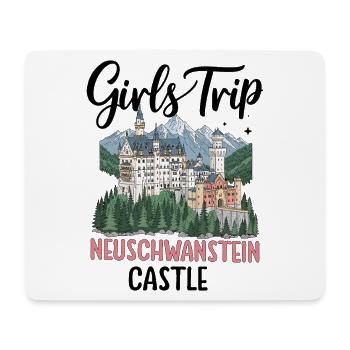 Girls Trip Neuschwanstein Castle - Mouse Pad (horizontal) - white - Front