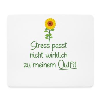 Statement-Design-Handwriting-on-Women'sCut with a  - Mousepad (Querformat) - Weiß - Vorne