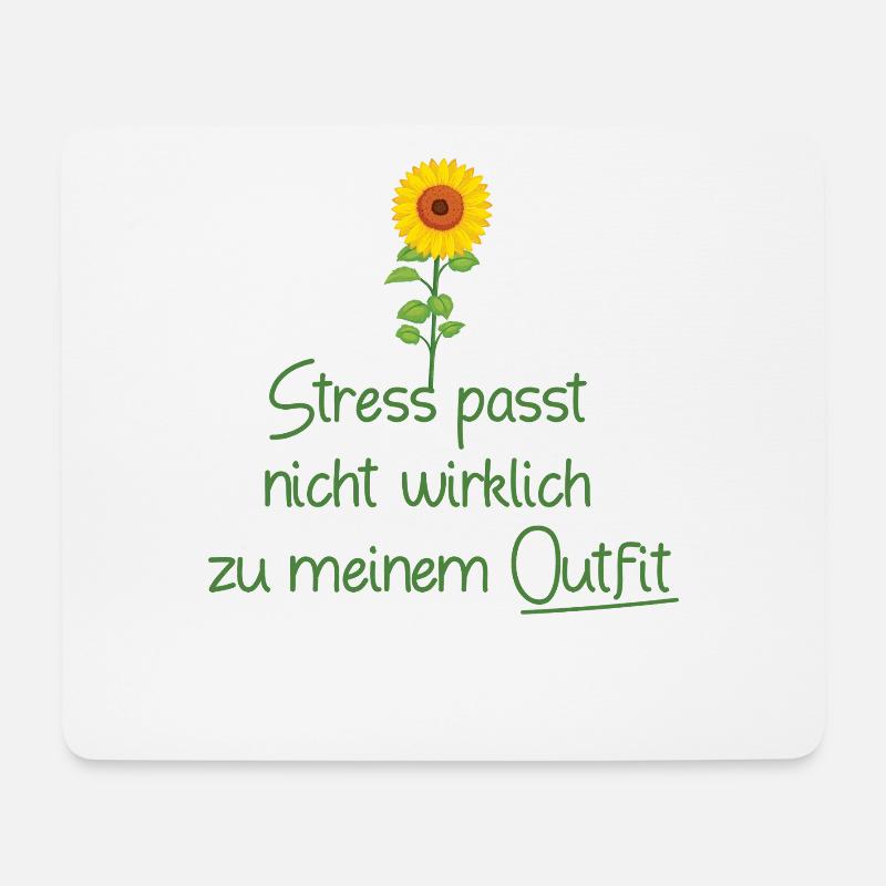 Statement-Design-Handwriting-on-Women'sCut with a - Mousepad (Querformat) - Weiß