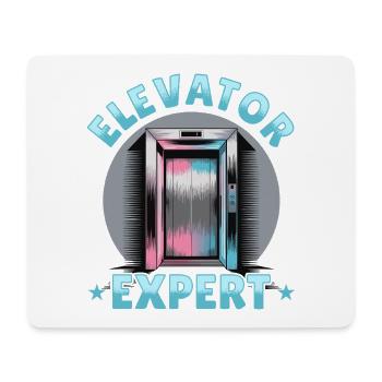 Elevator toddler & kids - Mouse Pad (horizontal) - white - Front
