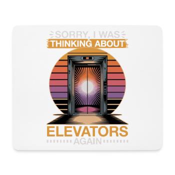 Elevator toddler & kids - Mouse Pad (horizontal) - white - Front