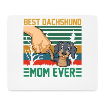 Best Dachshund Mom Ever - Mouse Pad (horizontal) - white - Front