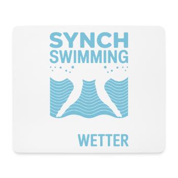 Synchronschwimmen Kunstschwimmen Wassersport - Mousepad (Querformat) - Weiß - Vorne