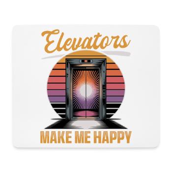 Elevator toddler & kids - Mouse Pad (horizontal) - white - Front