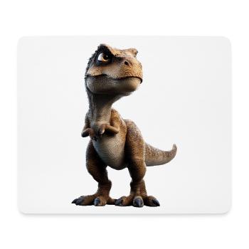 T-Rex Tyrannosaurus Rex Dino Papa Dinosaure - Tapis de souris (format paysage) - blanc - Devant