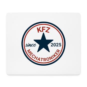 Automotive Mechatronics Technician 2025 Badge - Mouse Pad (horizontal) - white - Front