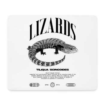 Blue Tongue Skink Reptile Keeper Streetwear - Mousepad (Querformat) - Weiß - Vorne