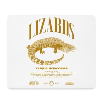 Blue Tongue Skink Reptile Keeper Streetwear - Mousepad (Querformat) - Weiß - Vorne
