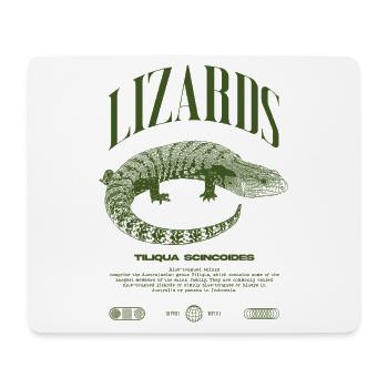 Blue Tongue Skink Reptile Keeper Streetwear - Mousepad (Querformat) - Weiß - Vorne