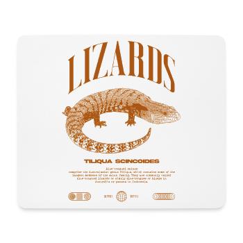 Blue Tongue Skink Reptile Keeper Streetwear - Mousepad (Querformat) - Weiß - Vorne