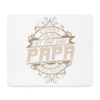 Klempner Papa - Mousepad (Querformat) - Weiß - Vorne