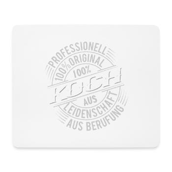 Koch - Mousepad (Querformat) - Weiß - Vorne