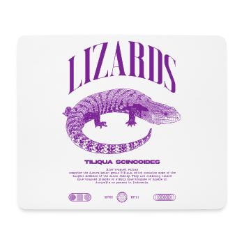 Blue Tongue Skink Reptile Keeper Streetwear - Mousepad (Querformat) - Weiß - Vorne