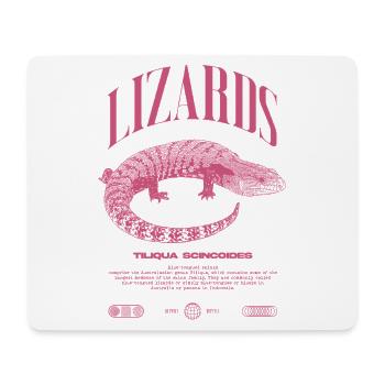 Blue Tongue Skink Reptile Keeper Streetwear - Mousepad (Querformat) - Weiß - Vorne
