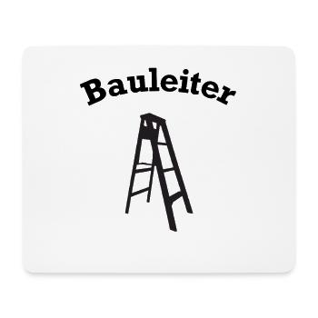 Chef de chantier - Tapis de souris (format paysage) - blanc - Devant