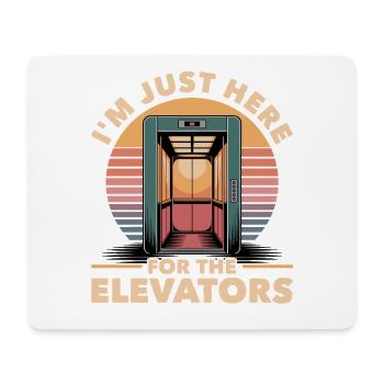 Elevator toddler & kids - Mouse Pad (horizontal) - white - Front