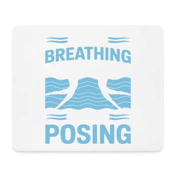 Synchronschwimmen Kunstschwimmen Wassersport - Mousepad (Querformat) - Weiß - Vorne