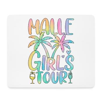 Malle Girls Tour - Mousepad (Querformat) - Weiß - Vorne