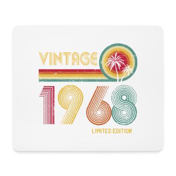 Vintage-Retro-Design im Stil der 70er - Mousepad (Querformat) - Weiß - Vorne