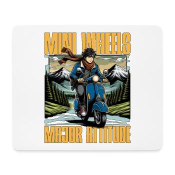 Scooter Wheels Major Attitude Kick Scooter - Mouse Pad (horizontal) - white - Front