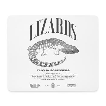 Blue Tongue Skink Reptile Keeper Streetwear - Mousepad (Querformat) - Weiß - Vorne