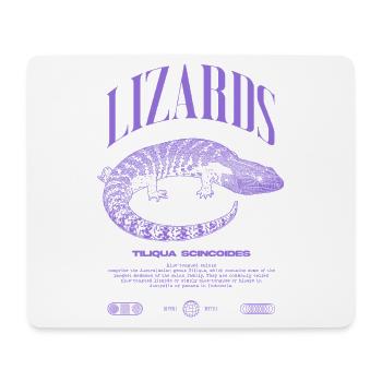 Blue Tongue Skink Reptile Keeper Streetwear - Mousepad (Querformat) - Weiß - Vorne