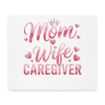 Mutter Tochter Herz Motiv - Mousepad (Querformat) - Weiß - Vorne