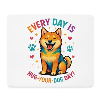 Shiba Inu - Mousepad (Querformat) - Weiß - Vorne