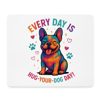French Bulldog - Mouse Pad (horizontal) - white - Front