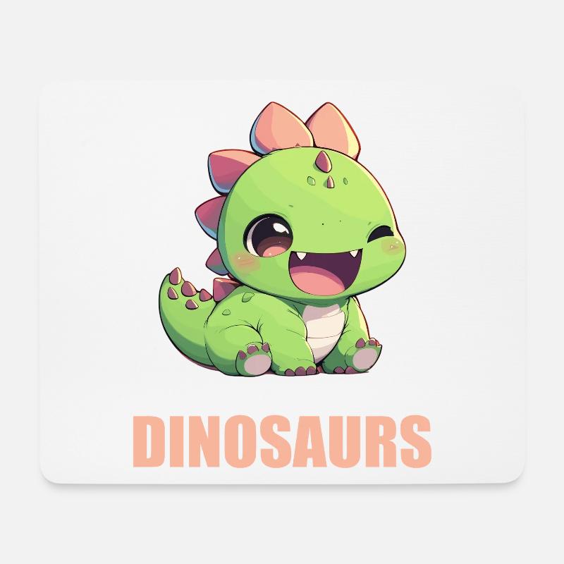 Dino Dinosaur Dinosaur - Mouse Pad (horizontal) - white