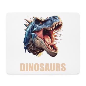 Dino Dinosaur Dinosaur - Mouse Pad (horizontal) - white - Front