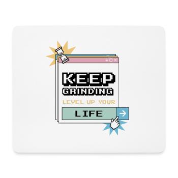 Motivieren und Ziele des Designs weiter verfolgen - Mousepad (Querformat) - Weiß - Vorne