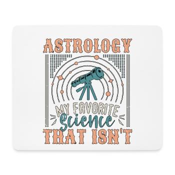 L'astrologie, ma science préférée qui prédit l'avenir - Tapis de souris (format paysage) - blanc - Devant