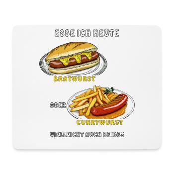 I'M EATING TODAY - Mouse Pad (horizontal) - white - Front
