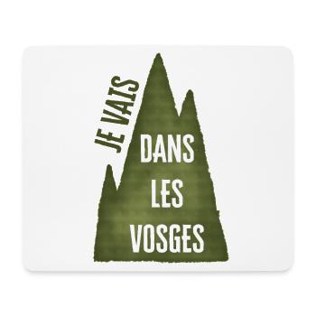 Ich gehe in die Vogesen - Green Mountain - Mousepad (Querformat) - Weiß - Vorne