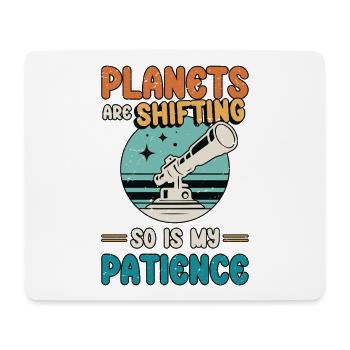 Les planètes des astrologues se déplacent, tout comme les lecteurs de tarot - Tapis de souris (format paysage) - blanc - Devant