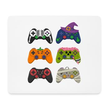 Spooky Scary Video Game Controller Halloween Gamer - Mousepad (Querformat) - Weiß - Vorne