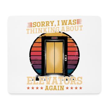Elevator toddler & kids - Mouse Pad (horizontal) - white - Front